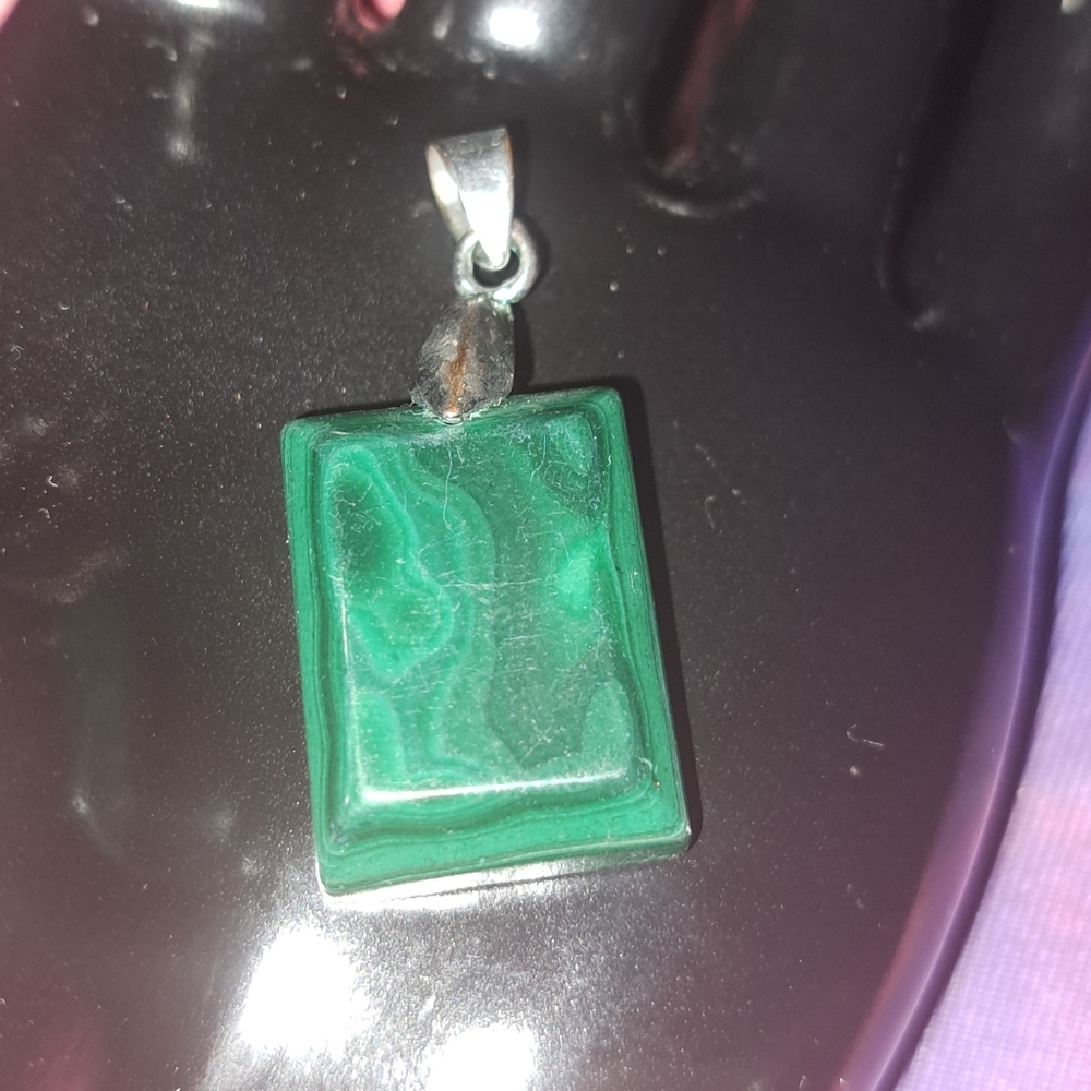 Malachite pendant